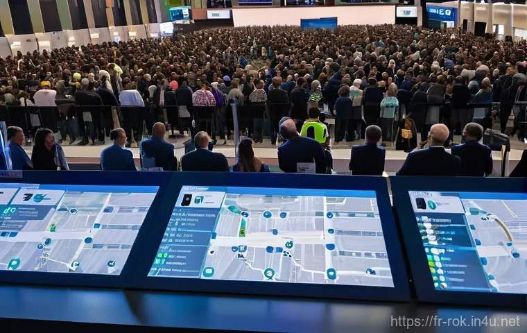 이태원 압사 사고 - **Prompt: Festive Crowd and Integrated Safety**
    "A vibrant, wide-angle shot of a large, diverse ...