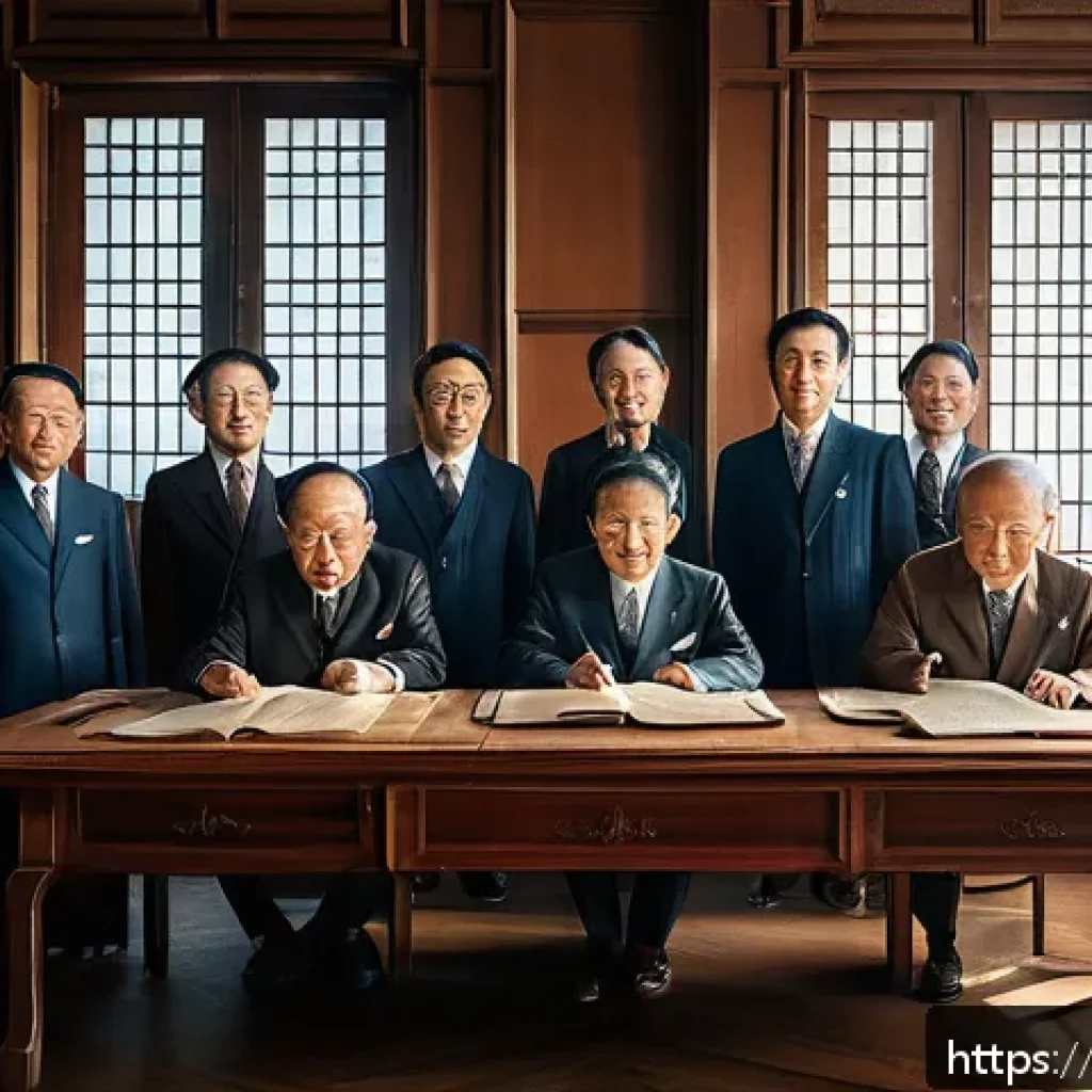 대한민국 헌법 개정사 - A detailed historical scene depicting the post-colonial birth of South Korea’s democracy in 1948: a ...